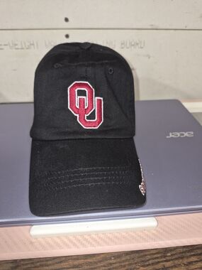 Black OU Logo Baseball Cap - Official Collegiate Hat